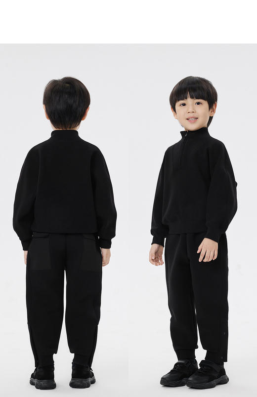 jnby  23年春款   软糯亲肤拉链式套头卫衣  1N2411930 商品图4