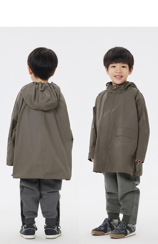 jnby  23年春款 宽松舒适中长款风衣   1N2911170 商品图7