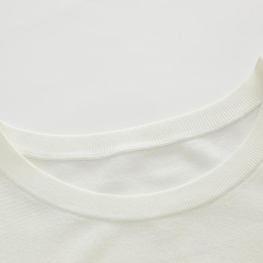 谜底套头针织衫女2023春季新款甜美可爱泡泡袖绣花上衣231MZ0309 商品图3