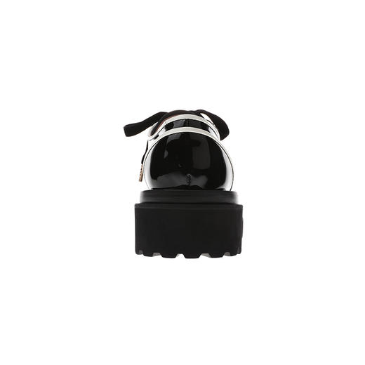 sheme真皮女鞋进口漆皮经典搭配简约时尚系带深口鞋可定制 商品图3