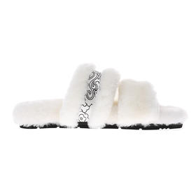 sheme新中式云上系列进口羊毛刺绣拖鞋可定制