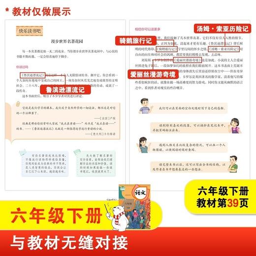 鲁滨逊漂流记原著完整版 快乐读书吧六年级下册必读的课外书全套 汤姆索亚历险记爱丽丝漫游奇境尼尔斯骑鹅旅行记 鲁滨孙漂游记6下 商品图1