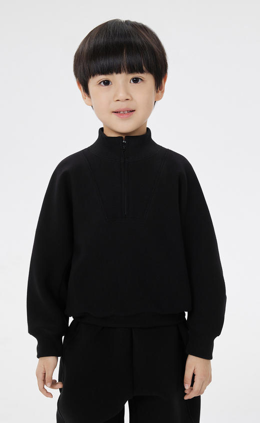 jnby  23年春款   软糯亲肤拉链式套头卫衣  1N2411930 商品图0