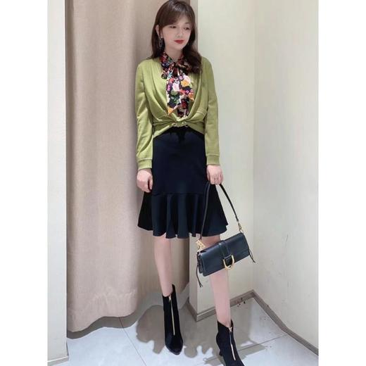 3楼 玖姿芥末绿开衫 商品图1