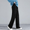 新春款 雪尼尔阔腿裤女 春秋薄款 宽松直筒 垂感十足 时尚百搭裤子 商品缩略图2
