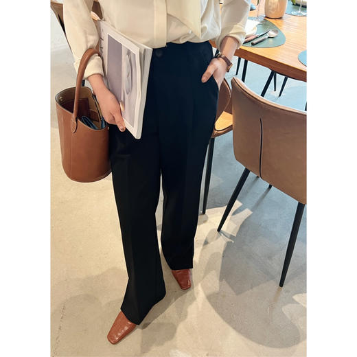 双十一特价 2302202   巴黎家 休闲西裤 长裤 侧边开叉 商品图7