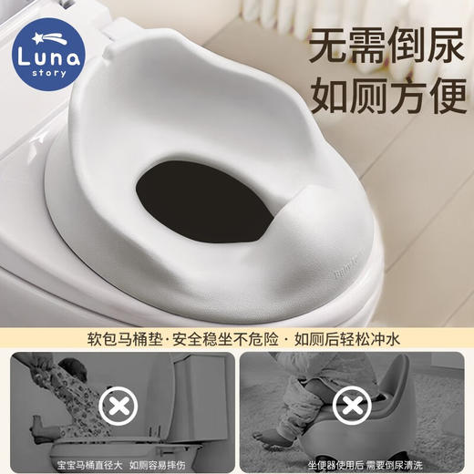 【品牌直供】lunastory婴儿童马桶圈坐便垫女宝宝小孩男孩智能马桶盖坐便圈坐垫家用 商品图3