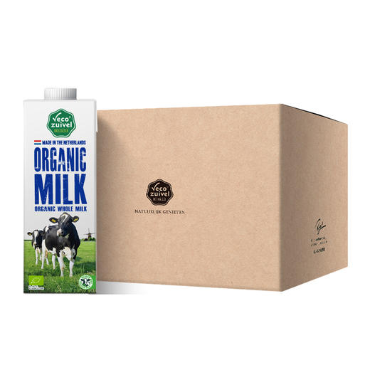 【乐荷】荷兰原装进口有机全脂纯牛奶 商品图1