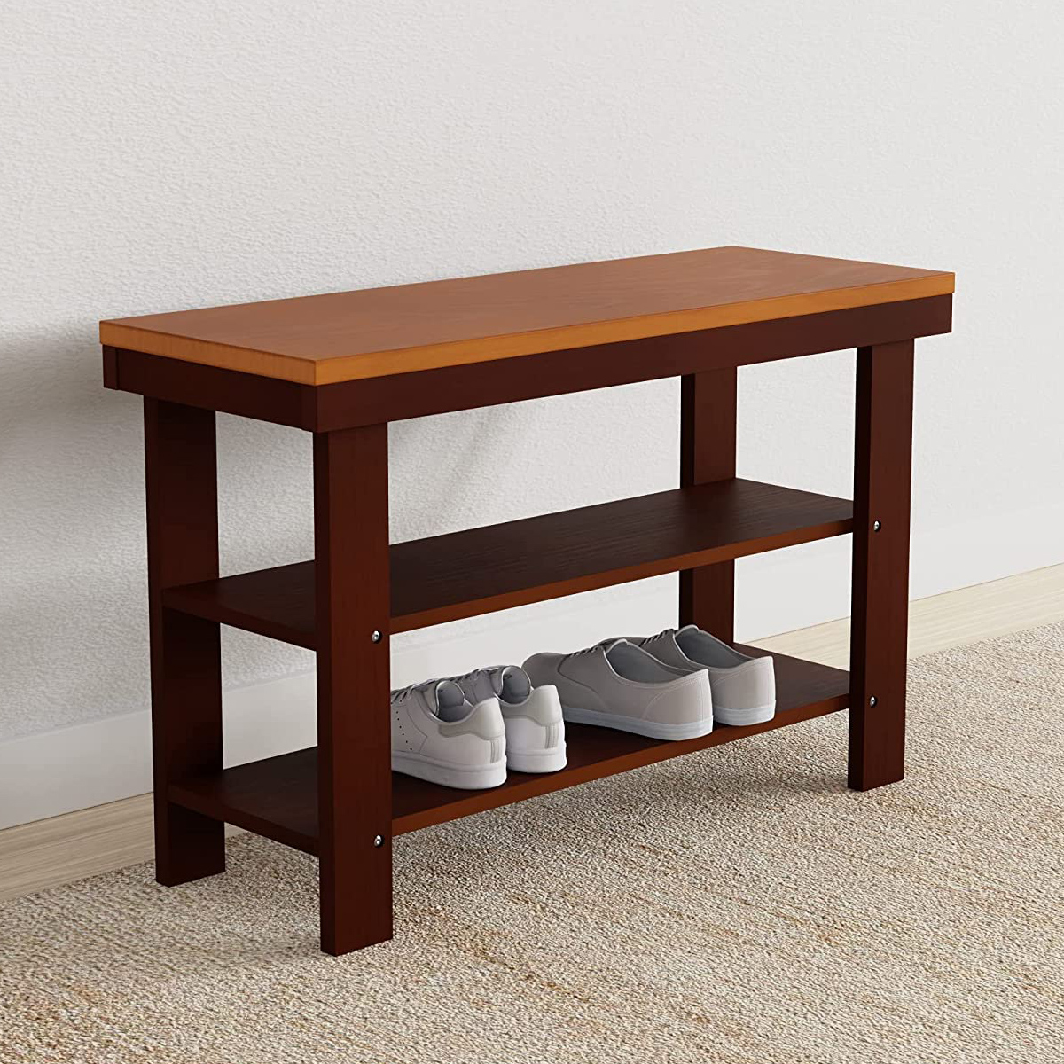 喜梦宝鞋架换鞋凳客厅家用入户凳子鞋柜一体鞋架穿鞋凳玄关