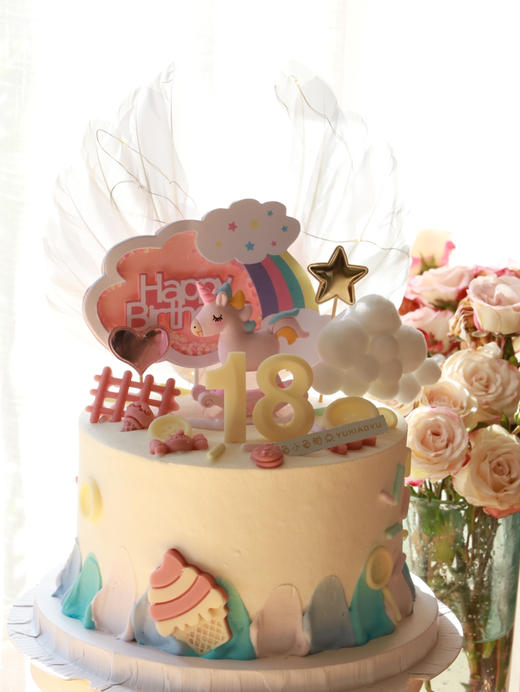 粉色系独角小马 商品图0