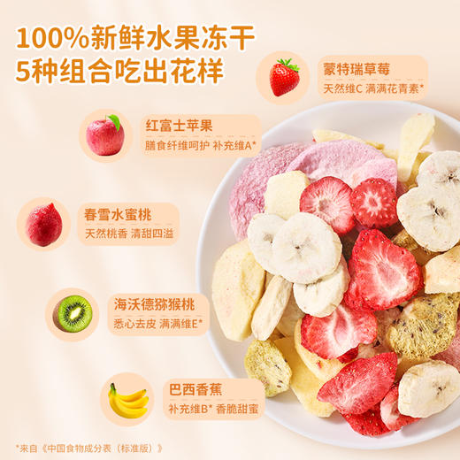 益生菌冻干水果片/益生菌冻干缤纷五果脆/海苔脆*6 商品图3