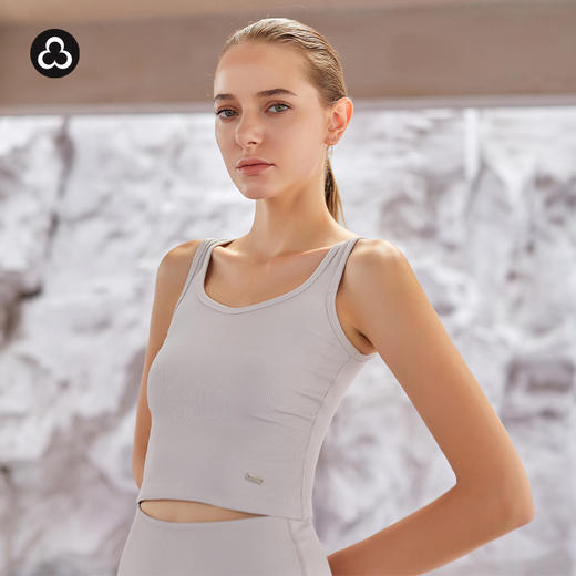 TITIKA ACTIVE宽肩带运动背心女修身舒适弹力吸湿排汗健身休闲上衣 2NT31044 商品图0