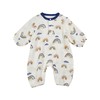 新款春秋婴儿双层纱布棉连体衣秋款宝宝长袖哈衣爬服 商品缩略图5