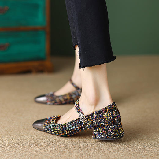 经典爆款，新款小香风玛丽珍经典爆款浅口单鞋NJMK-K525 商品图7