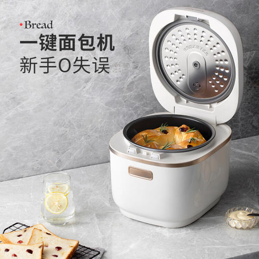 摩飞电器（Morphyrichards）多功能电饭煲电饭锅 家用小型3L双胆煮饭煲汤锅智能和面面包MR8500轻奢蓝 商品图6