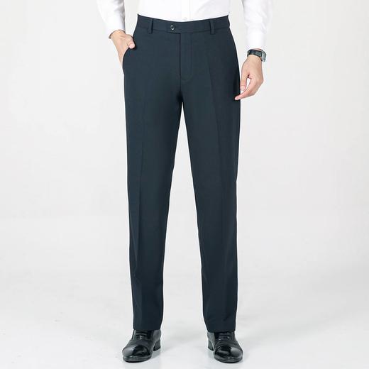 圣得西男士含绵羊毛商务西裤新款磨毛保暖加厚弹力长裤2312911008 商品图1