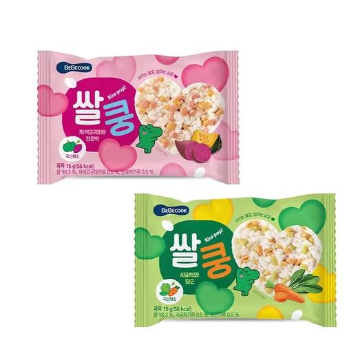 韩国进口Bebecook百蓓可儿蔬菜大米饼 商品图3