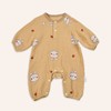新款春秋婴儿双层纱布棉连体衣秋款宝宝长袖哈衣爬服 商品缩略图2