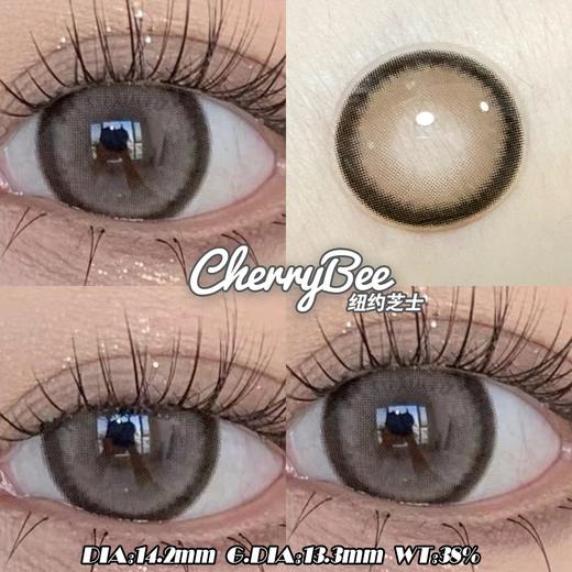 cherrybee 美瞳年抛 纽约芝士 直径14.2mm着色13.4mm 商品图13