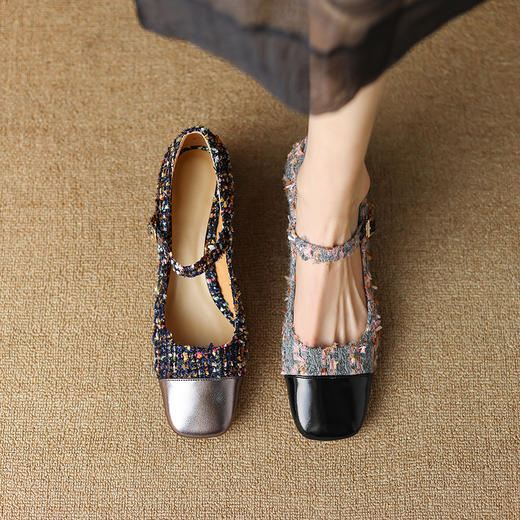 经典爆款，新款小香风玛丽珍经典爆款浅口单鞋NJMK-K525 商品图3