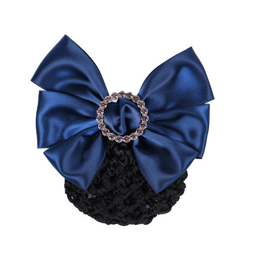 气质发饰网兜，优雅盘发发夹职业蝴蝶结头花饰品WZ-F381 商品图4