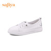 Safiya/索菲娅 春夏透气一脚蹬2023年春季新款网面休闲平底小白鞋 SF31112063 商品缩略图9