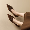 舒适百搭，尖头真皮中口高跟单鞋DB-M5565 商品缩略图5