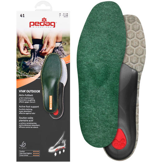 德国进口pedag吸汗透气活性炭底托护理鞋垫186 商品图4