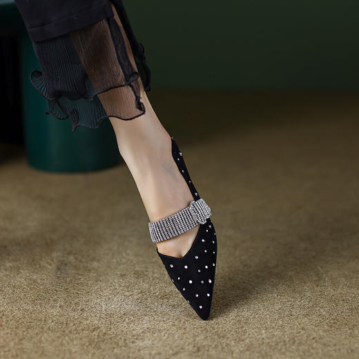 优雅性感，轻奢高品质名媛细高跟单鞋DB-S005 商品图1