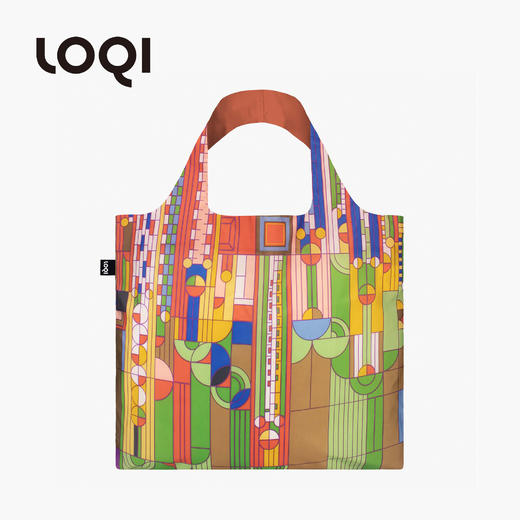 德国LOQI 新品博物馆系列2 时尚艺术环保万用袋 折叠大容量单肩手提购物袋承重40斤防泼水 商品图11