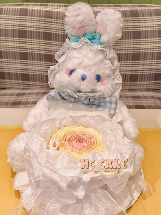 情人节 抱抱熊花束蛋糕 商品图2