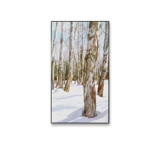 多喜爱 原创高清数码布艺装饰画 白桦林cs 商品图4