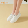 Safiya/索菲娅 春夏透气一脚蹬2023年春季新款网面休闲平底小白鞋 SF31112063 商品缩略图4