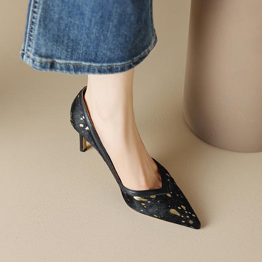 质感高品，秀场轻奢高品质名媛感高跟鞋DB-S032 商品图4