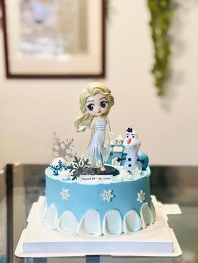 6-8寸  公主艾莎和雪宝