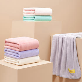 【柔软亲肤 透气速干】日本mikinai浴巾 手感绵密松软 大尺寸 薄厚适中