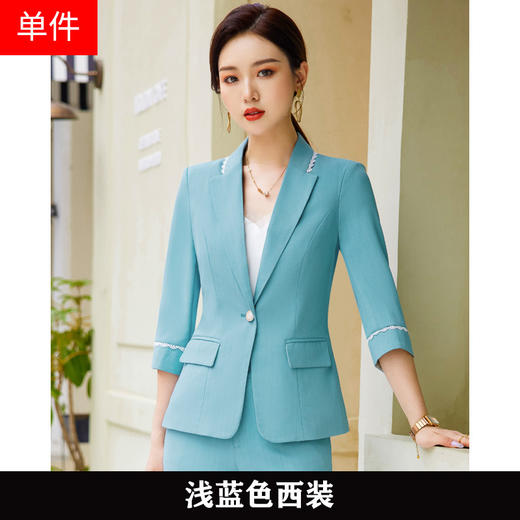 职业装西服套装，七分袖时尚气质修身正装QL-8961 商品图5