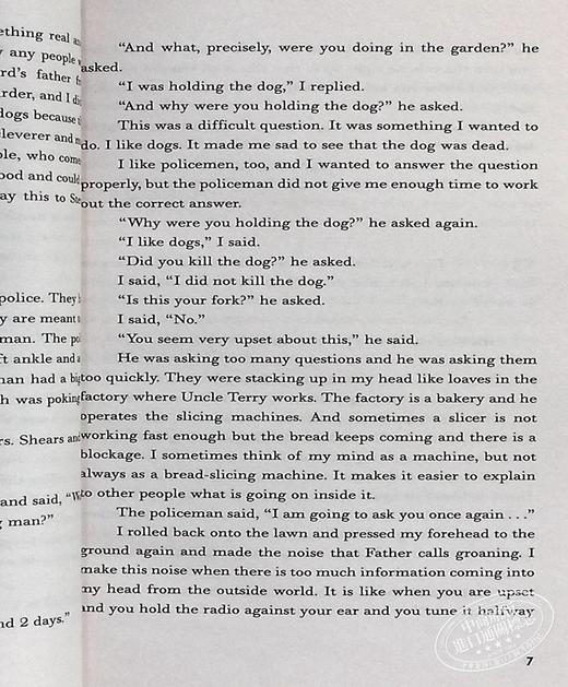 【中商原版】深夜小狗神秘事件 + 奇迹男孩 英文原版 小说原著 The Curious Incident of the Dog in the Night-Time Wonder 商品图5