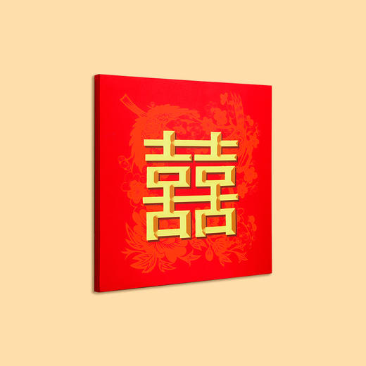 多喜爱 婚房喜庆高清数码布艺装饰画 喜上眉梢cs 商品图3