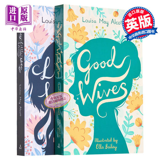 【中商原版】中学生文学经典系列 2本套装 英文原版 ALMA Junior Classics Louisa May Alcott 小妇人 好妻子 路易莎 梅 奥尔科特 商品图1