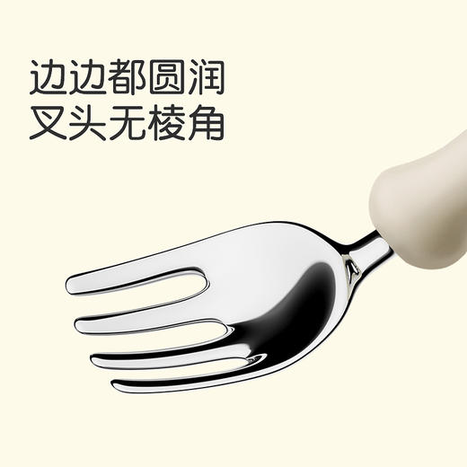 世喜叉勺宝宝勺子儿童学吃饭训练婴儿叉子餐具 商品图1