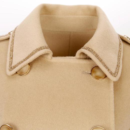 LH970斯尔丽瑟俪专柜同款2021冬新款帅气军旅风通勤外套中长羊毛大衣女 商品图4