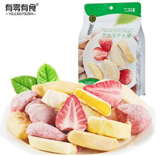 有零有食冻干混合水果干48g/袋健康即食 商品图0