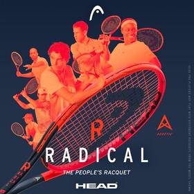 2023新款 张之臻亚运会夺冠拍 L4 Head Graphene 360+ Radical 网球拍
