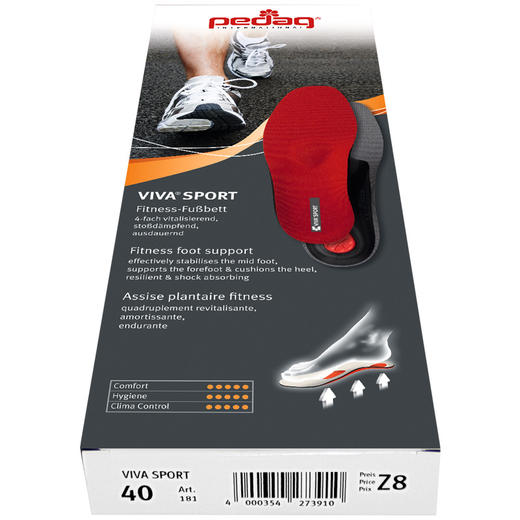 德国pedag运动纤维吸震护理鞋垫181 商品图6