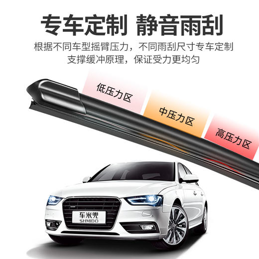 【两套减10元】爱车必备 车米兜 专车专用静音雨刮 适用99%车型【下单备注车型+年份】 商品图3