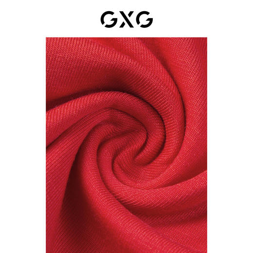 GXG男士内裤本命年红色内裤男棉莫代尔结婚印花平角裤短裤内裤男【单条装】 商品图3