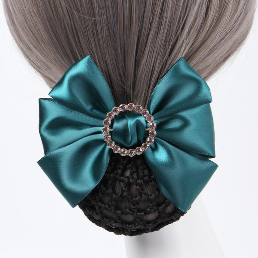 气质发饰网兜，优雅盘发发夹职业蝴蝶结头花饰品WZ-F381 商品图0