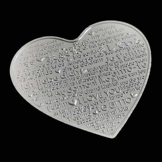 心形玫瑰纪念章 商品图5