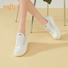 【年后发货】Safiya/索菲娅 春夏两穿2024年春季新款网面透气薄款厚底松糕板鞋 SF31112052/SF41112052 商品缩略图1